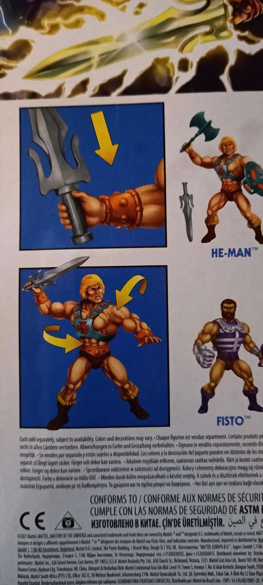 Masters of the Universe He-man Action Figurine (Sealed)