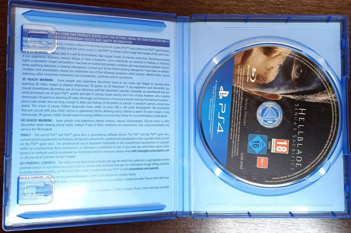 Hellblade Senua's Sacrifice for Ps4