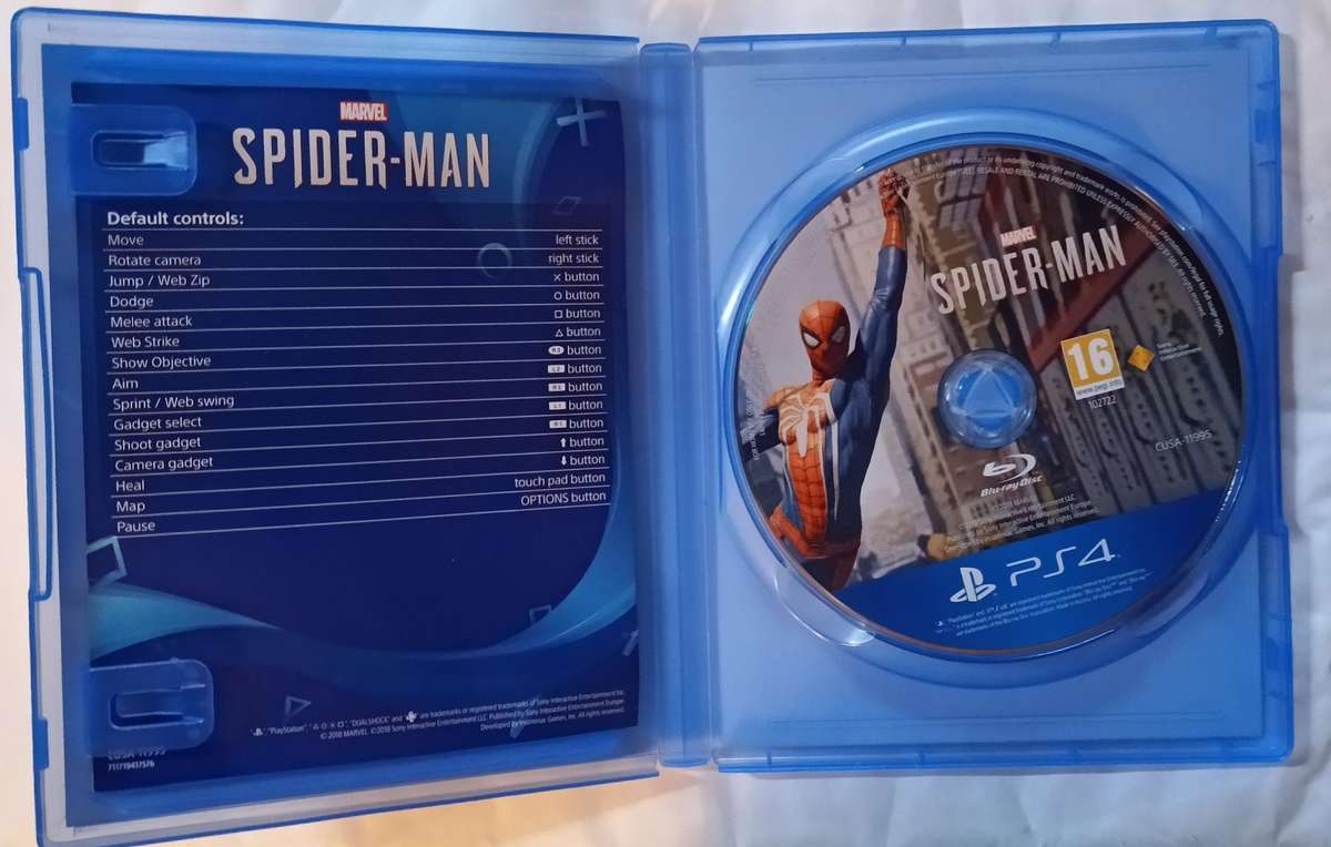 Spider-Man for Ps4 (CIB)
