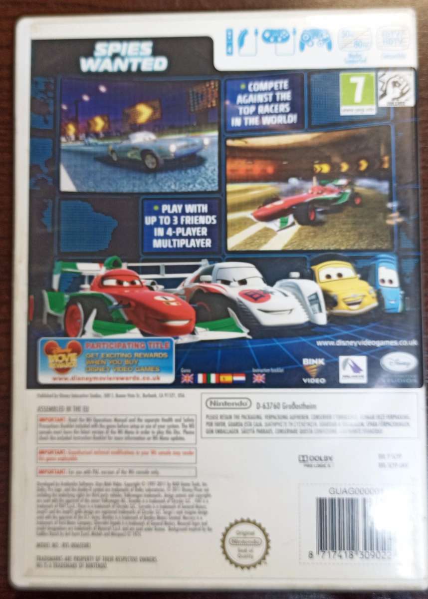 Cars 2 for Nintendo Wii (PAL CIB)