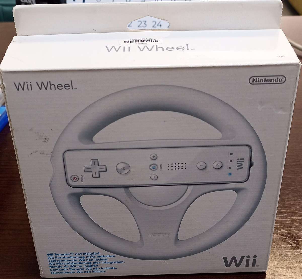 Nintendo Wii Steering Wheel (Original) AS NEW