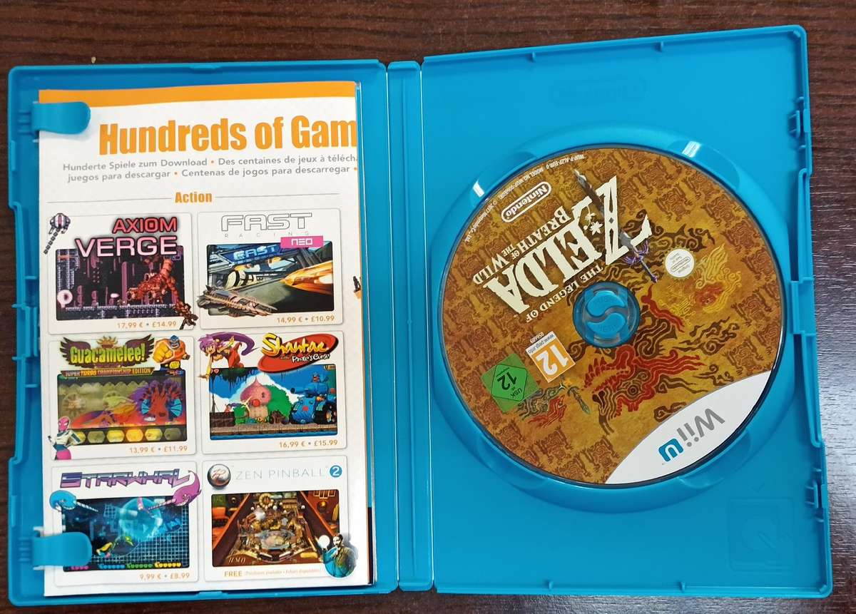 Zelda Breath of the Wild for Wii U PAL CIB