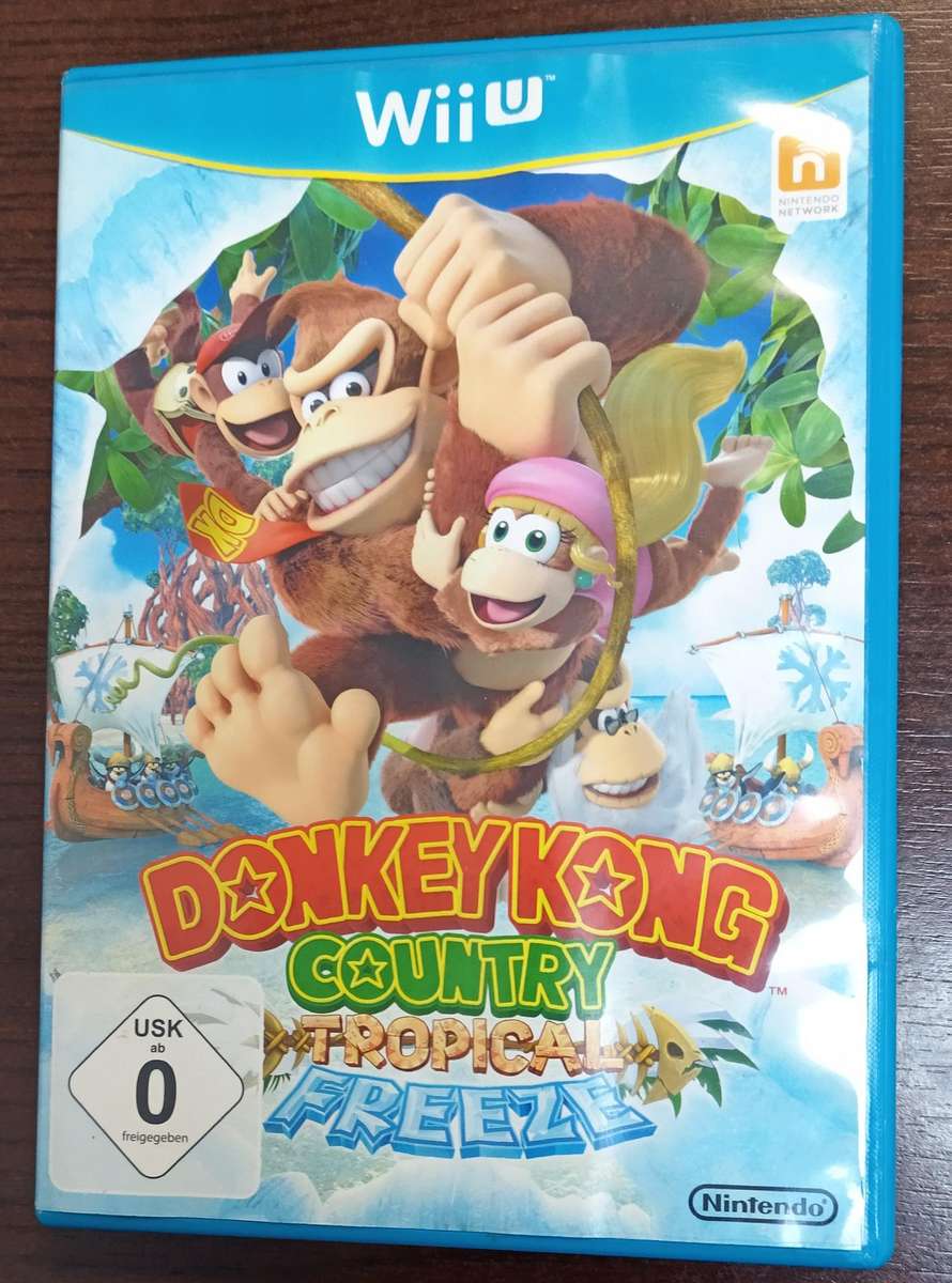 Donkey Kong Country Tropical Freeze for the Wii U PAL CIB