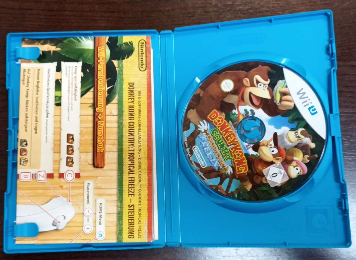 Donkey Kong Country Tropical Freeze for the Wii U PAL CIB