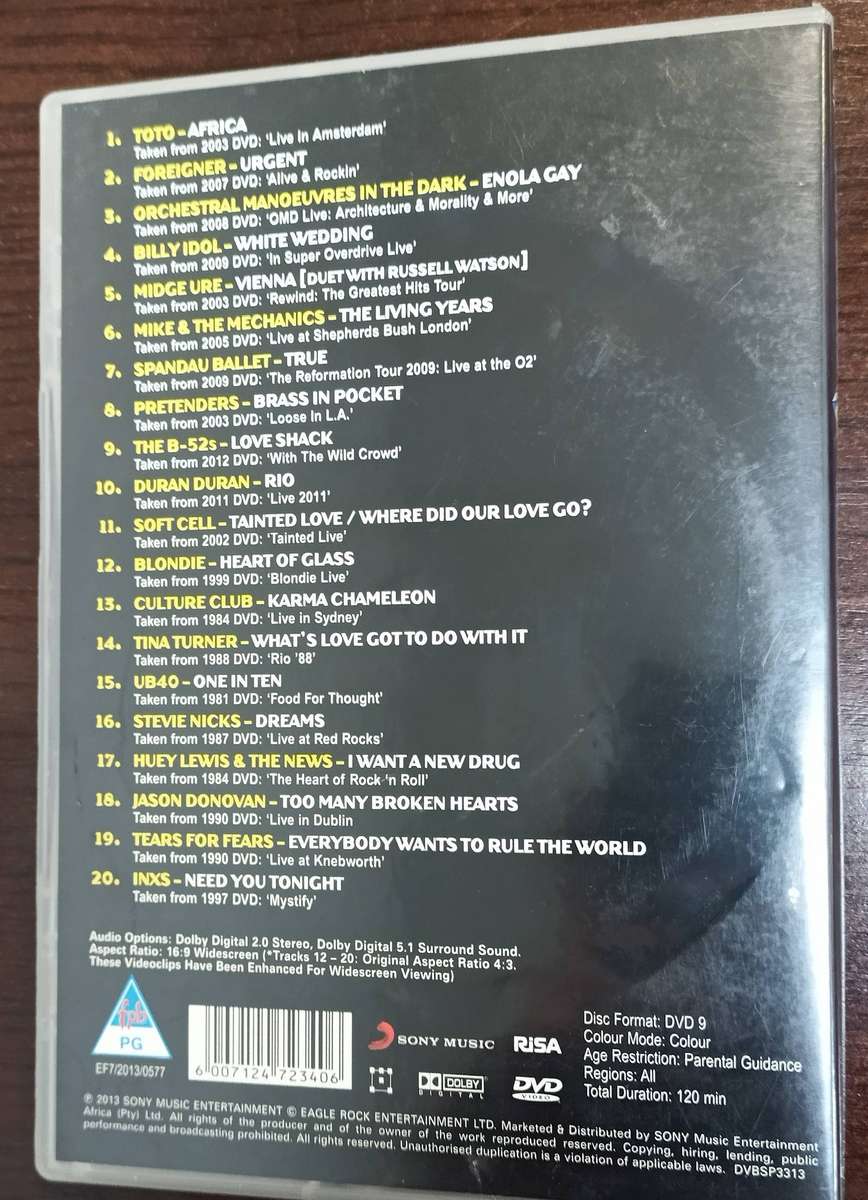 Awesome 80s LIVE on DVD