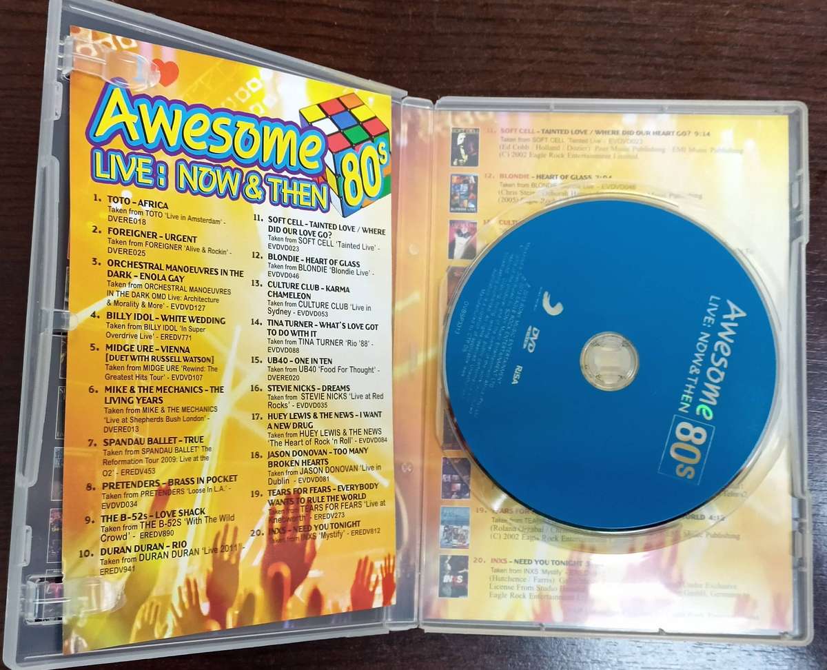 Awesome 80s LIVE on DVD