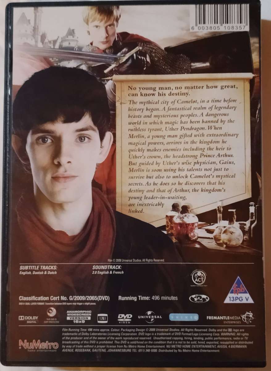 The Adventures of Merlin on DVD (4 X Disc)
