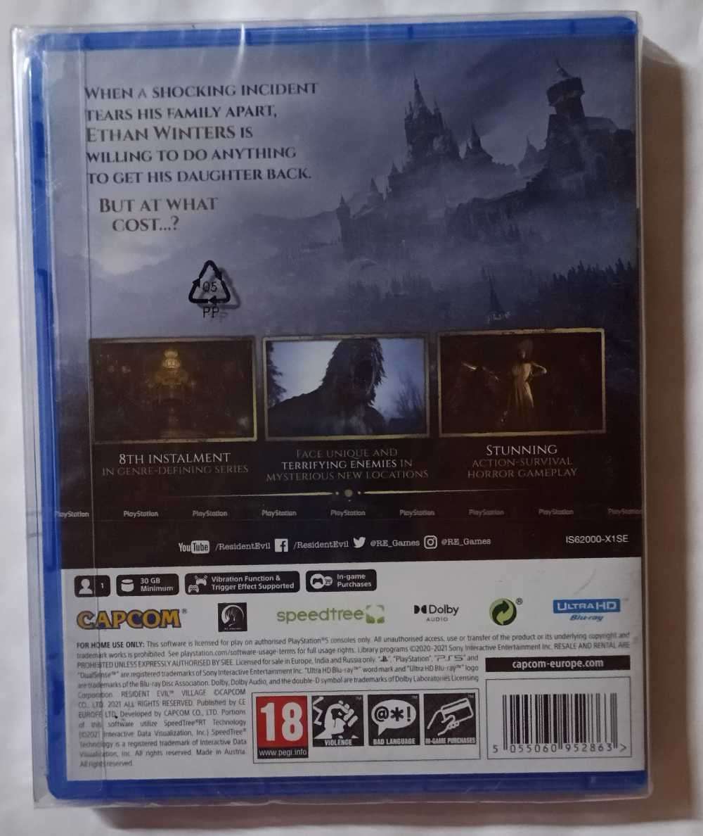 Resident Evil Village for PS5 (Lenticular Edition, Sealed)
