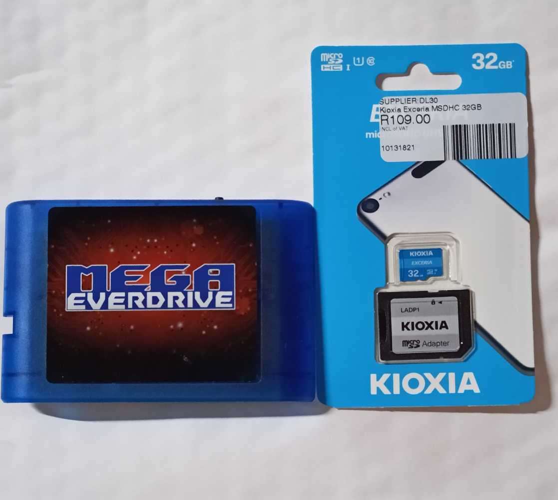 Sega Everdrive for Sega Mega Drive, Genesis + 32gb SD Card