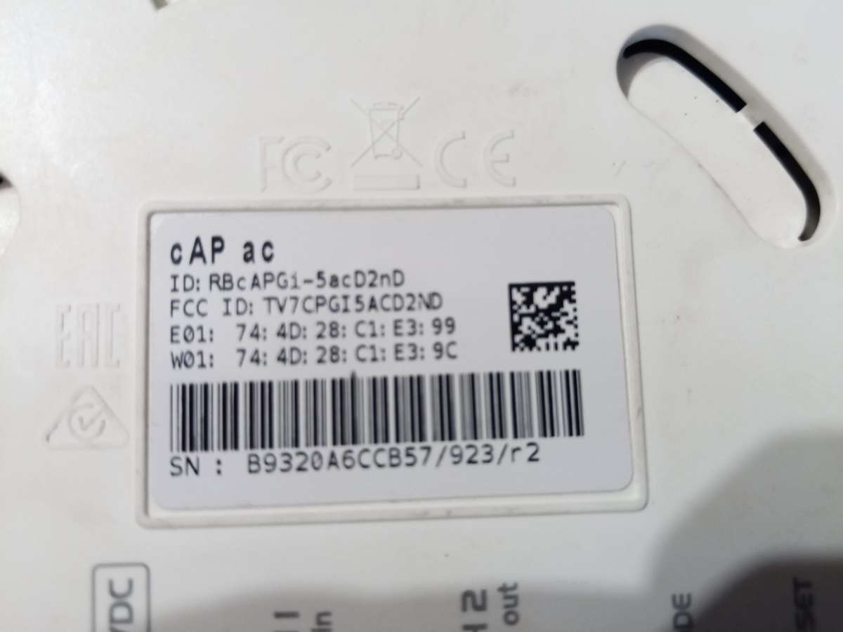 MikroTik Dual Band AP