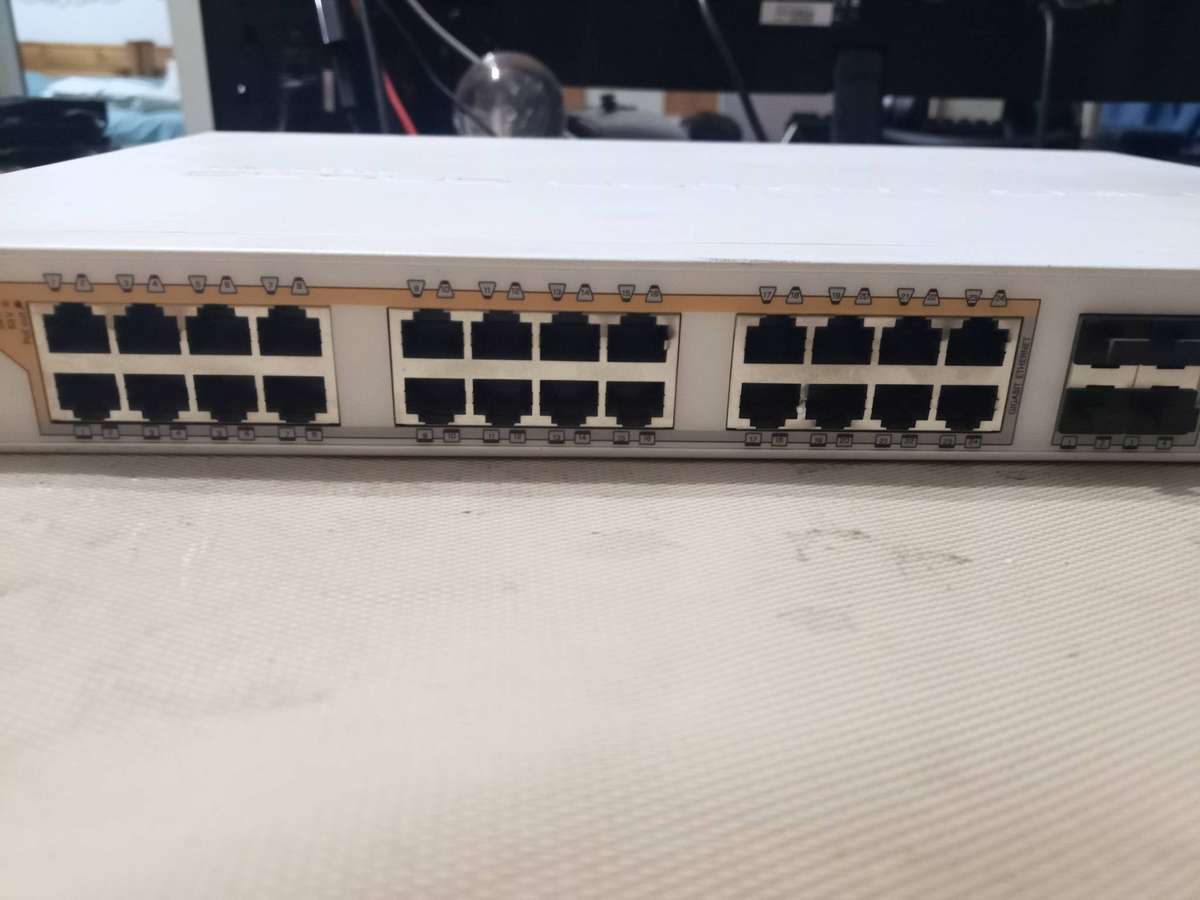 MikroTik CRS328-24P-4S+RM - 24 port 500 w PoE Cloud Router Switch