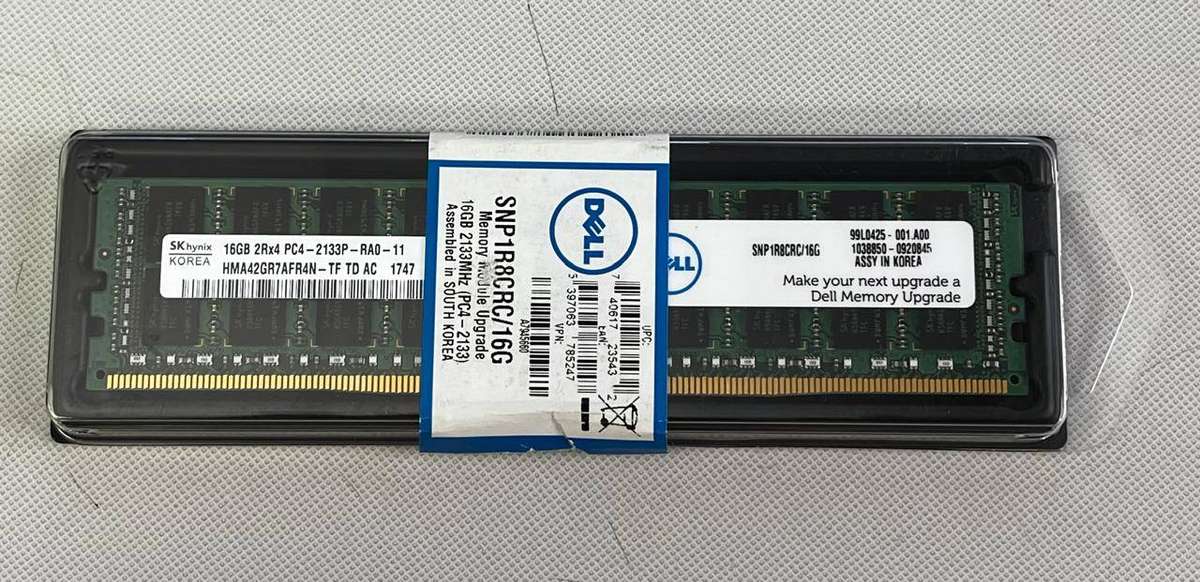 Dell 16GB DDR4 2133MHz ECC Memory Module