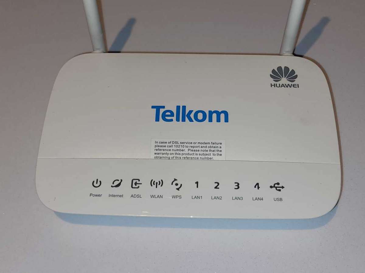 Huawei Wireless ADSL Router HG532f Telkom