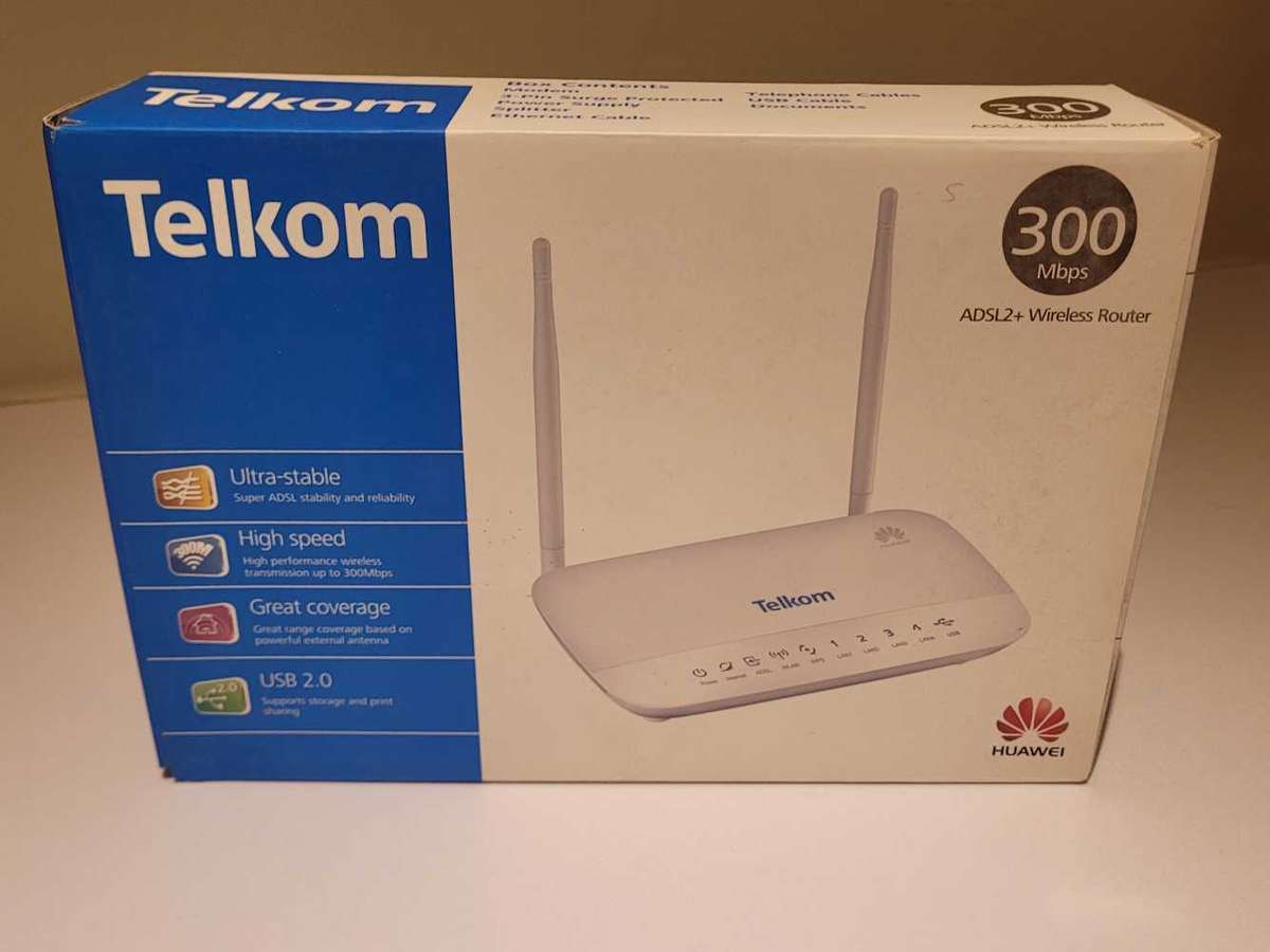 Huawei Wireless ADSL Router HG532f Telkom