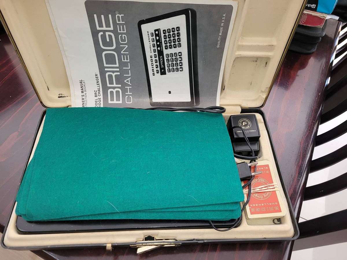 VERY RARE ! Vintage Electronic Bridge Challenger in working, like new condition !