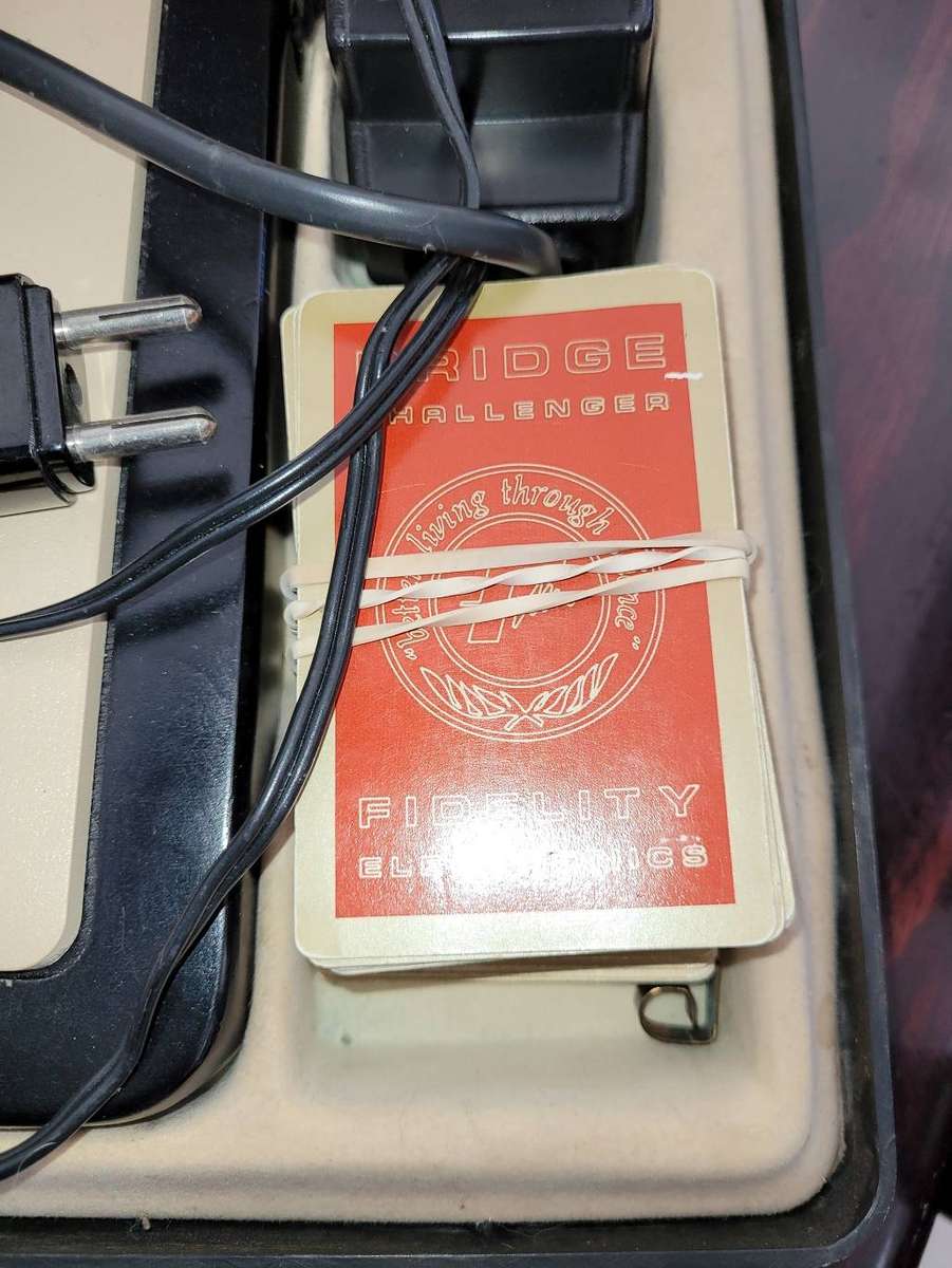 VERY RARE ! Vintage Electronic Bridge Challenger in working, like new condition !