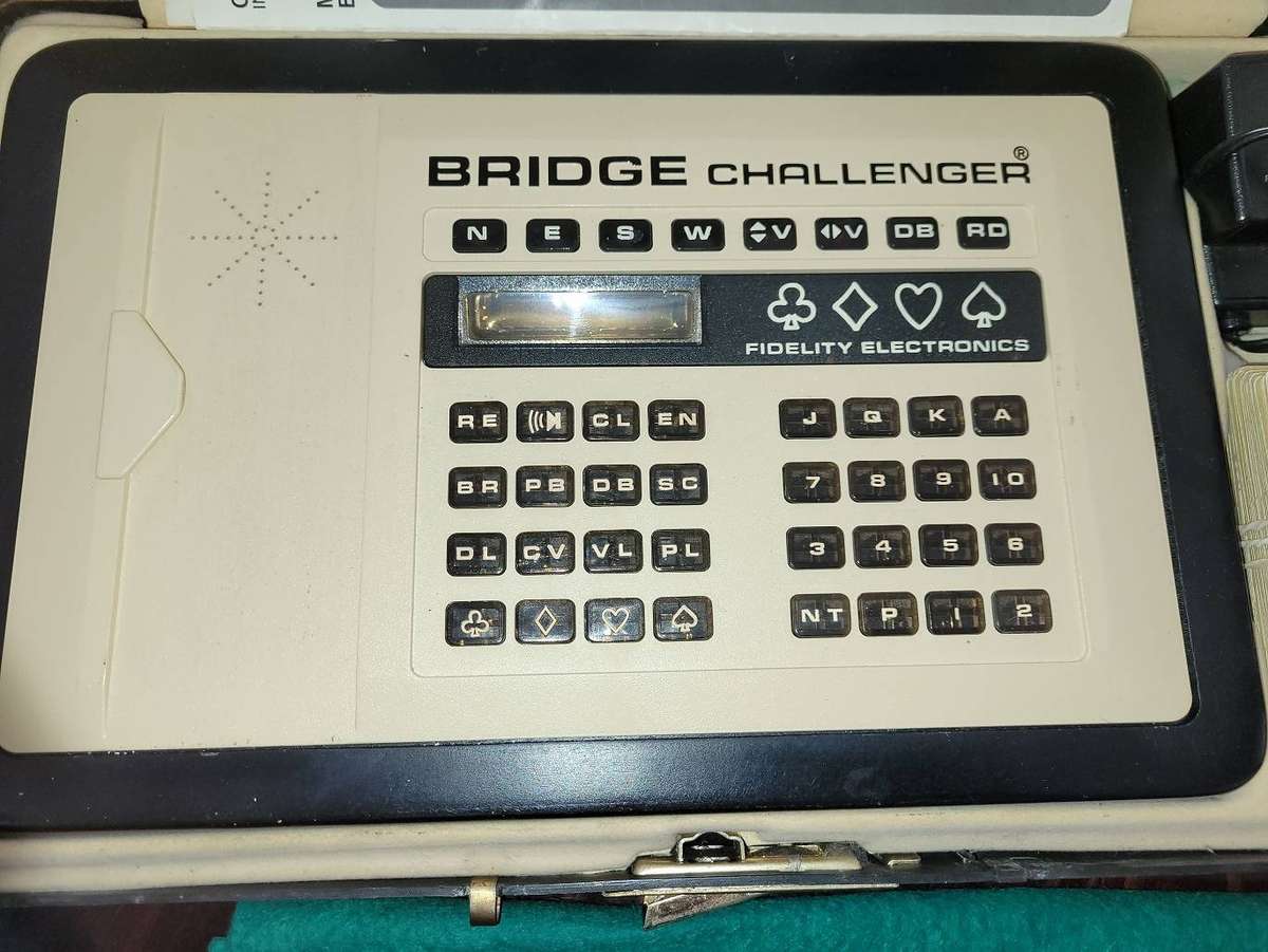 VERY RARE ! Vintage Electronic Bridge Challenger in working, like new condition !