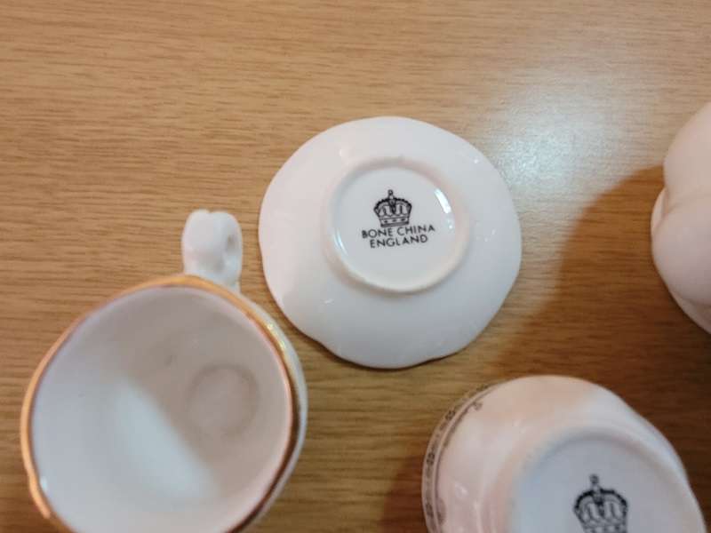 Miniature Bone China tea set