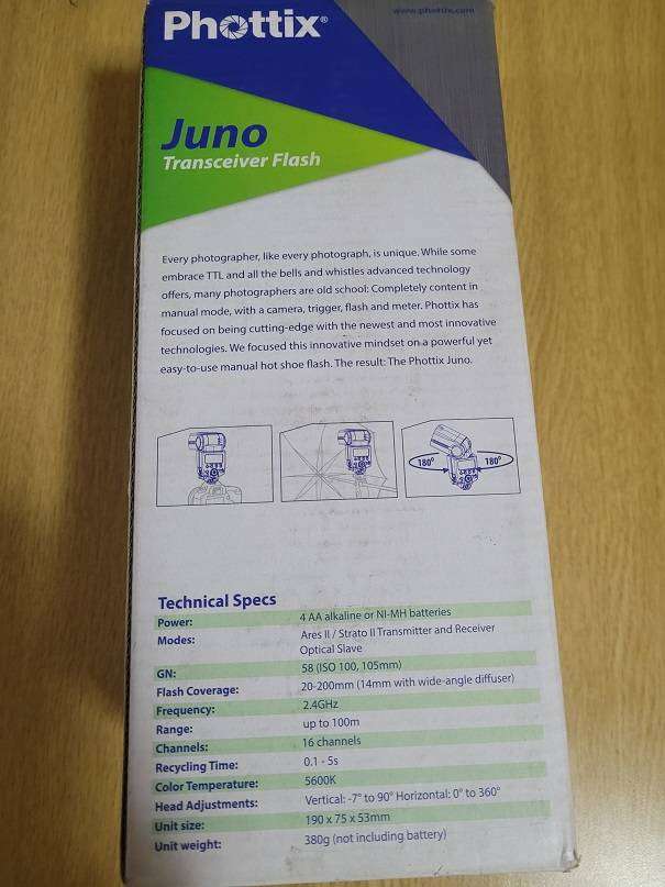 Brand New ! Phottix Juno Transceiver Flash ! Boxed !