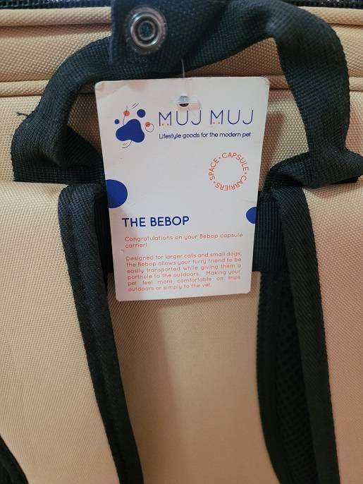 Must have for your PET ! Quality Muj-Muj backpack pet carrier with viewing dome !