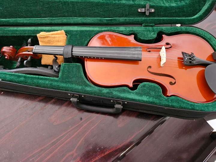 Bargain ! Beautiful Vinci Symphony 4/4 violin in case ! Virtually New !!