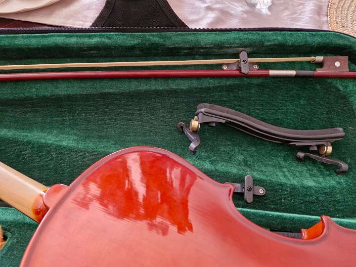 Bargain ! Beautiful Vinci Symphony 4/4 violin in case ! Virtually New !!