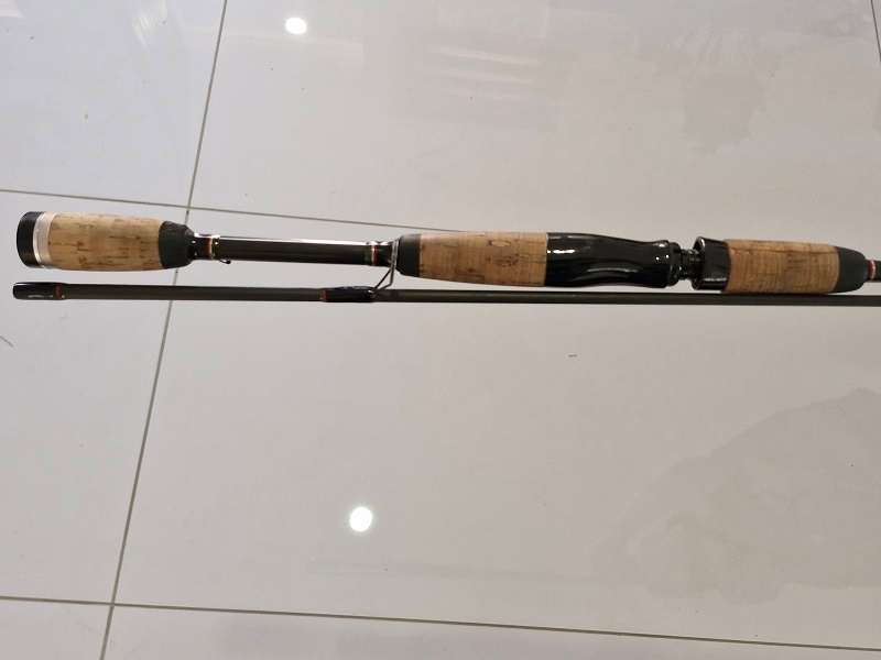 Sensation Entiser Graphite 7' fishing rod with sheath