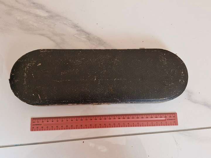 RARE FIND ! Vintage Large size Fish serving set in original box !