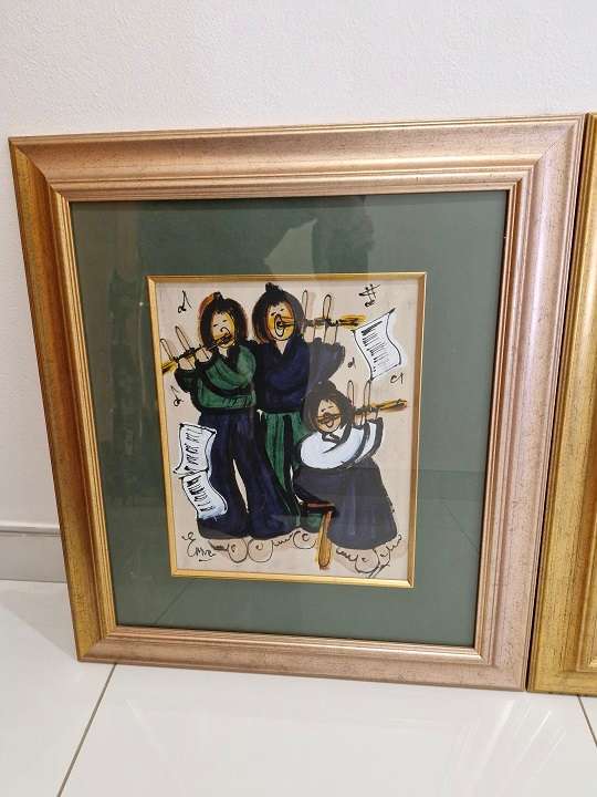 Beautiful ! Bargain ! 2 x Original Erna Basson framed paintings !