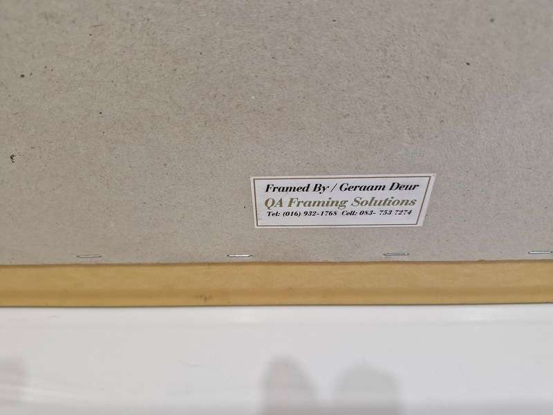 Beautiful ! Bargain ! 2 x Original Erna Basson framed paintings !