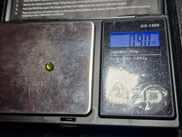 Rare green 0.90ct natural mined diamond