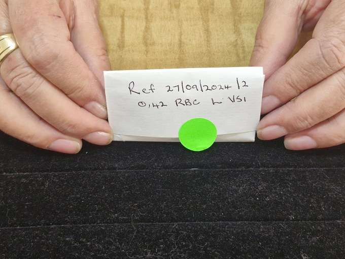 Natural, Certified 0.42 carat VS1 Diamond