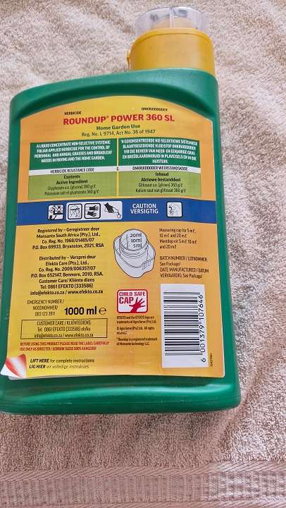 Bargain ! Unopened 1L Roundup concentrated Weed Killer !