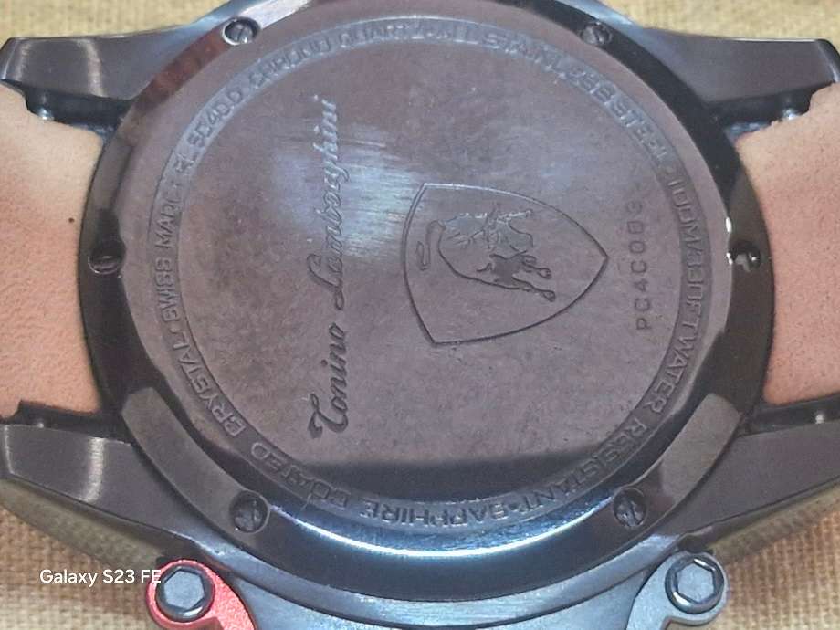 WOW ! Virtually New, Boxed ! Tonino Lamborghini Shield 7833 Man's Chronograph !