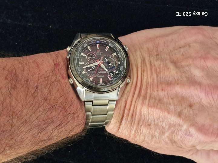 Casio Edifice Tough Solar World Timer Multifunction Men's Chronograph