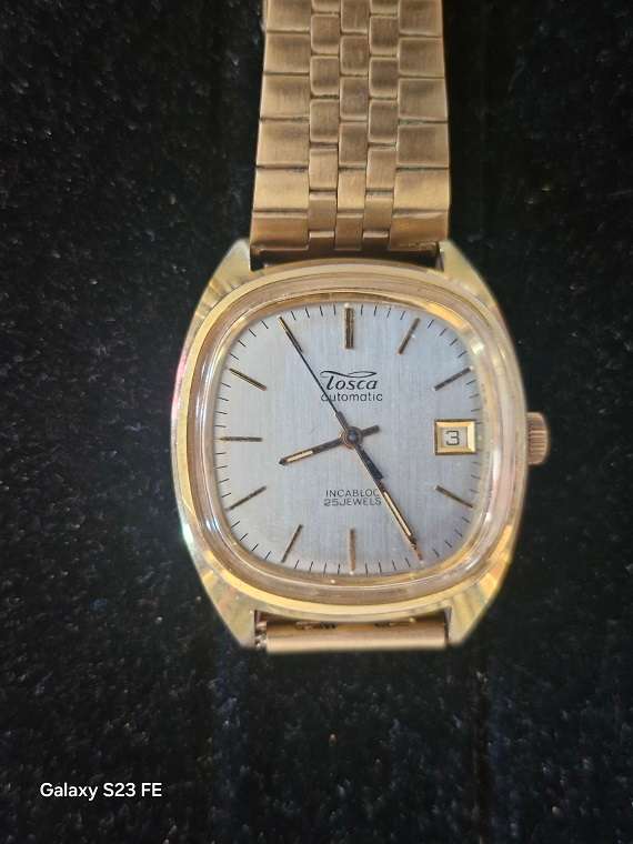 Vintage Swiss Made TOSCA 25 Jewel Automatic Watch