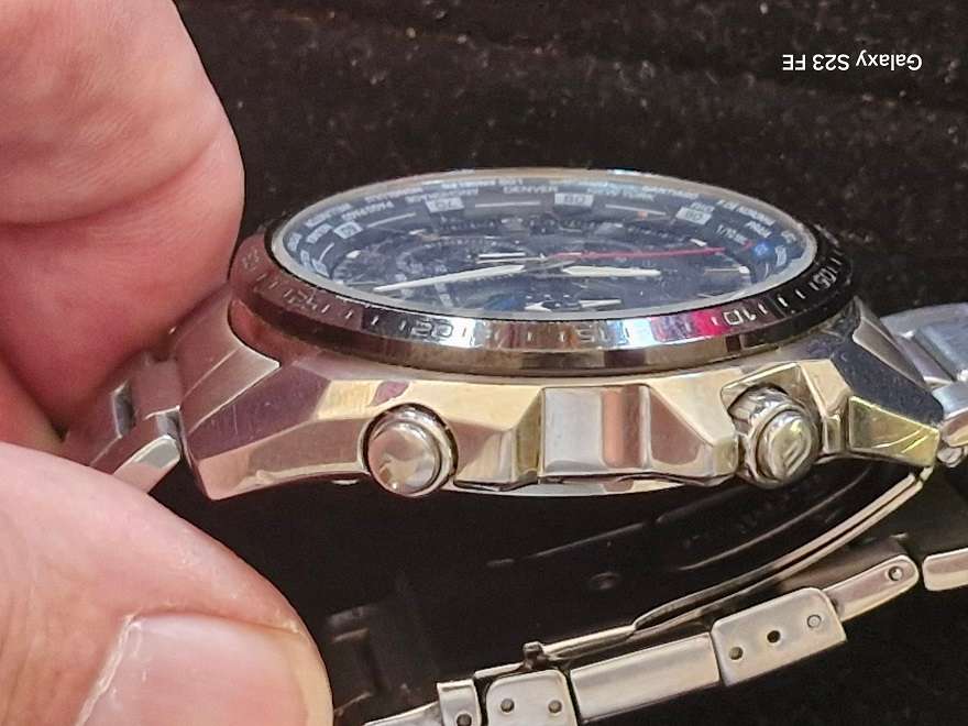 Casio Edifice Tough Solar World Timer Multifunction Men's Chronograph