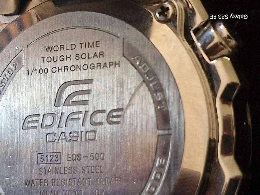Casio Edifice Tough Solar World Timer Multifunction Men's Chronograph