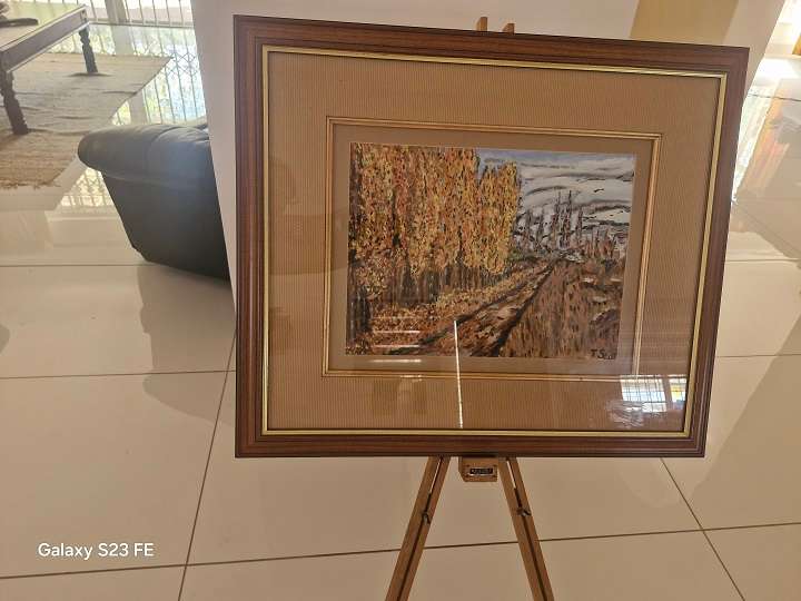 Artist T.Scott Oil painting