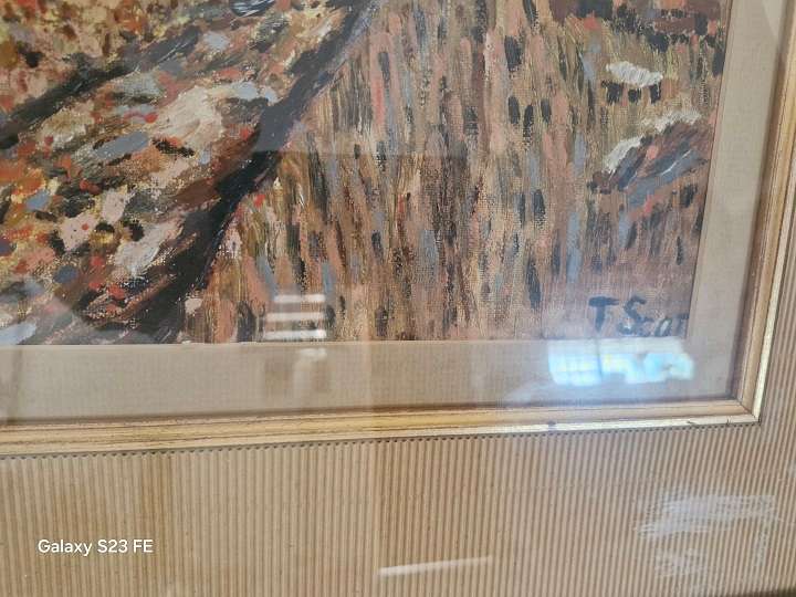 Artist T.Scott Oil painting
