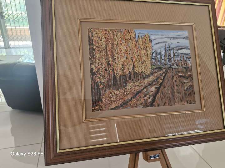 Artist T.Scott Oil painting