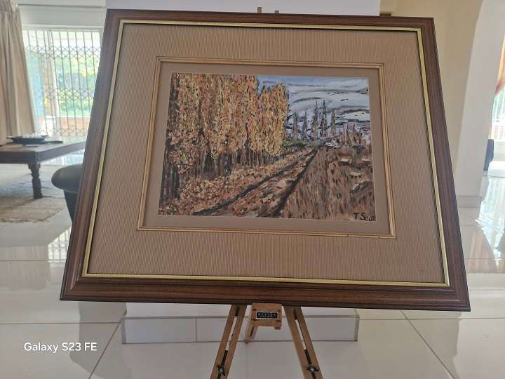 Artist T.Scott Oil painting