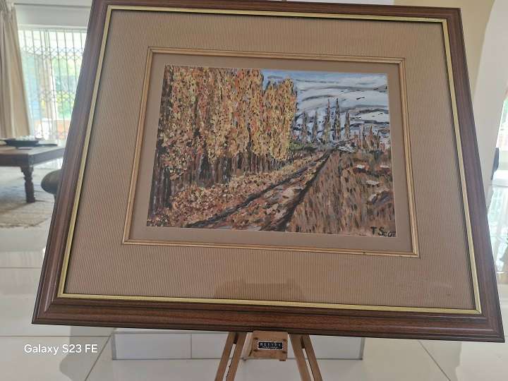 Artist T.Scott Oil painting