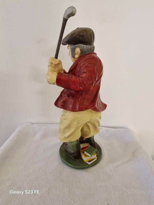 Reknown Peter Mook hand painted resin " The Swing " sculpture !