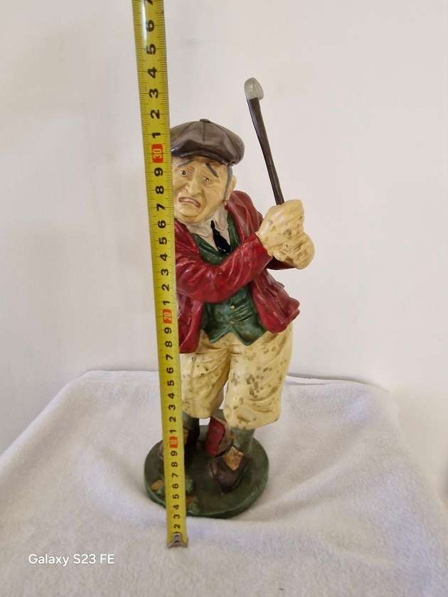 Reknown Peter Mook hand painted resin " The Swing " sculpture !