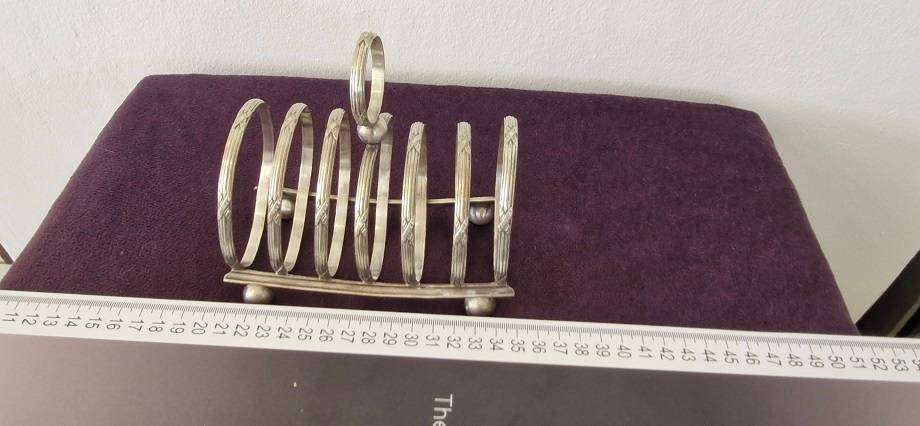 Great Find ! Victorian Hallmarked toast server in nice condition !