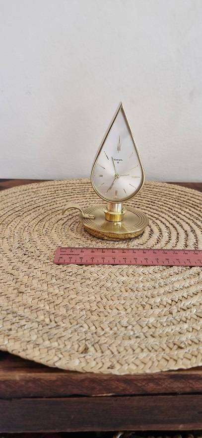 RARE FIND ! For the Collector ! Vintage Swiss made SWIZA 8 alarm clock ! Working 100% !! Top Grade