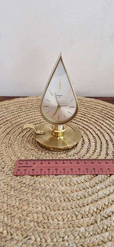 RARE FIND ! For the Collector ! Vintage Swiss made SWIZA 8 alarm clock ! Working 100% !! Top Grade