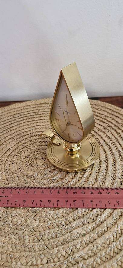 RARE FIND ! For the Collector ! Vintage Swiss made SWIZA 8 alarm clock ! Working 100% !! Top Grade