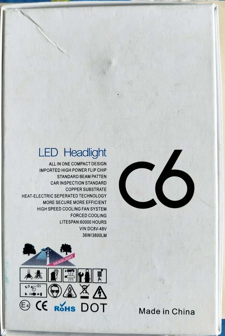 Used C6 H4 LED Bulbs: